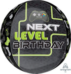 Anagram Mylar & Foil Level Up Birthday 16″ Orbz Balloon