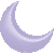 Anagram Mylar & Foil Lilac Crescent Moon 26″ Balloon