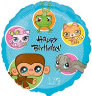 Anagram Mylar & Foil Littlest Pet Shop Happy Birthday 18″ Balloon