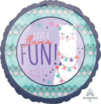 Anagram Mylar & Foil Llama Fun 17″ Balloon