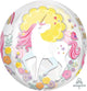 Magical Unicorn 16" Orbz Balloon