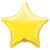 Anagram Mylar & Foil Metallic Yellow Star 19″ Balloon