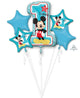 Mickey 1st Birthday Balloon Bouquet