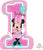 Minnie 1st Birthday 28" Mylar Foil Balloon