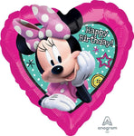 Anagram Mylar & Foil Minnie Happpy Helpers HBD 17″ Balloon