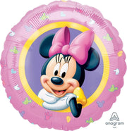 Anagram Mylar & Foil Minnie Mouse Circle Portrait 18″ Balloon