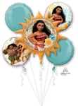 Anagram Mylar & Foil Moana Balloon Bouquet