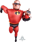 Anagram Mylar & Foil Mr. Incredible 67" AirWalker Balloon