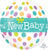 Anagram Mylar & Foil New Baby 16" Orbz Balloon