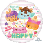 Anagram Mylar & Foil Num Noms 17" Balloon