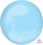 Anagram Mylar & Foil Pastel Blue 16″ Orbz Balloon