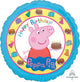 Peppa Pig Happy Birthday Balloon