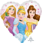 Anagram Mylar & Foil Princess Dream Big Heart Balloon