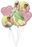 Anagram Mylar & Foil Princess Tiana Balloon Bouquet