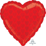 Anagram Mylar & Foil Red Heart 22" Mylar Foil Balloon