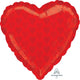 Red Heart 22" Mylar Foil Balloon