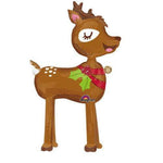 Anagram Mylar & Foil Reindeer Airwalker 54″ Balloon