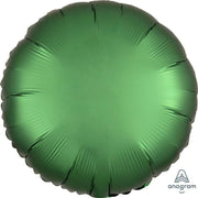 Anagram Mylar & Foil Satin Luxe™ Emerald Circle 18″ Balloon