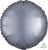 Anagram Mylar & Foil Satin Luxe Graphite Circle 18″ Balloon