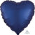 Satin Luxe Navy Blue Heart 18″ Balloon