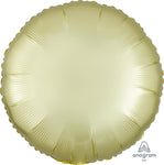 Satin Luxe Pastel Yellow Circle 18″ Balloon