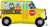 Anagram Mylar & Foil School Bus 30″ Balloon