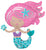 Anagram Mylar & Foil Shimmering Mermaid 30″ Balloon