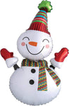 Anagram Mylar & Foil Smiley Christmas Snowman 36″ Balloon