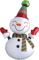 Smiley Christmas Snowman 36″ Balloon