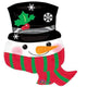 Snowman With Hat & Scarf 28″ Balloon