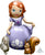 Anagram Mylar & Foil Sofia the First 48" AirWalker Balloon