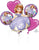 Anagram Mylar & Foil Sofia the First Balloon Bouquet