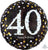 Sparkling Birthday 40 Balloon