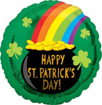 Anagram Mylar & Foil St. Patrick's Day Pot of Gold 17″ Balloon