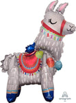 Anagram Mylar & Foil Standing Llama Air-filled 19″ Balloon