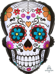 Anagram Mylar & Foil Sugar Skull 24″ Balloon