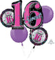 Sweet 16 Sparkle Balloon Bouquet