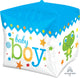 Sweet Baby Boy Block 15" Cubed-Shaped Balloon