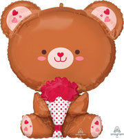 Anagram Mylar & Foil Teddy Bear Garland 26″ Balloon