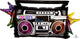 Totally '80s I❤80s Boombox 35″ Balloon