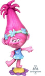 Anagram Mylar & Foil Trolls Poppy 58" AirWalker Balloon