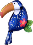 Anagram Mylar & Foil Tropical Jungle Toucan 37″ Balloon