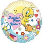 Anagram Mylar & Foil Tweety Bird Another Year Cuter 18″ Balloon