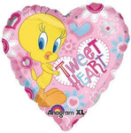 Tweety Bird Tweet Heart 18″ Heart Balloon