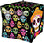 Anagram Mylar & Foil Vibrant Day of the Dead 15″ Cubez Balloon