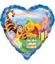 Winnie The Pooh Happy Birthday Heart 18″