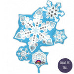 Winter Snowflake Giant 35" Balloon