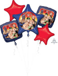 Anagram Mylar & Foil WWE Wrestlers Balloon Bouquet