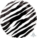 Anagram Mylar & Foil Zebra Stripe Pattern Balloon