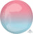 Anagram Ombre Orbz Red & Blue 16″ Balloon